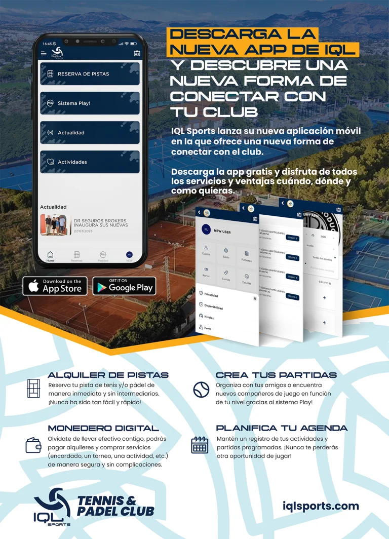 iql sports tennis and padel app court reservations